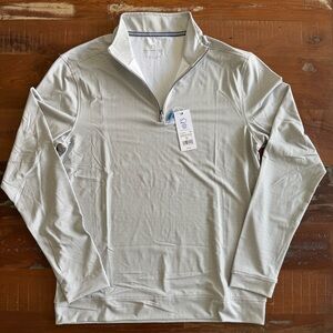 Southern Tide Steel Grey Pine Ridge Cruiser 1/3 Zip Pullover! NWTS!   S